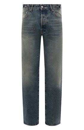 Мужские джинсы DARKPARK синего цвета, арт. FITM01 DB195/MEDIUM WASH | Фото 1 (Материал внешний: Хлопок; Длина (брюки, джинсы): Стандартные)