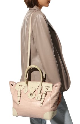 Женская сумка ricky 33 RALPH LAUREN розового цвета, арт. 69H/ITJ0D/FTJ0D | Фото 2