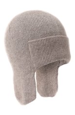 Женская шапка-ушанка asya CANOE светло-серого цвета, арт. 4200872 | Фото 1 (Материал: Текстиль, Вискоза)