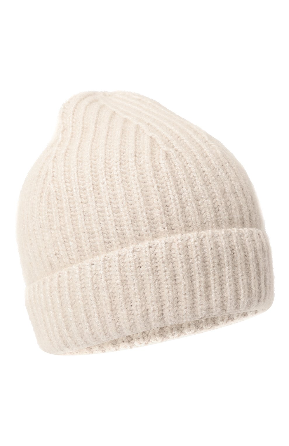 Женская шапка fluffy CANOE кремвого цвета, арт. 4100102 | Фото 1 (Материал: Текстиль, Вискоза)