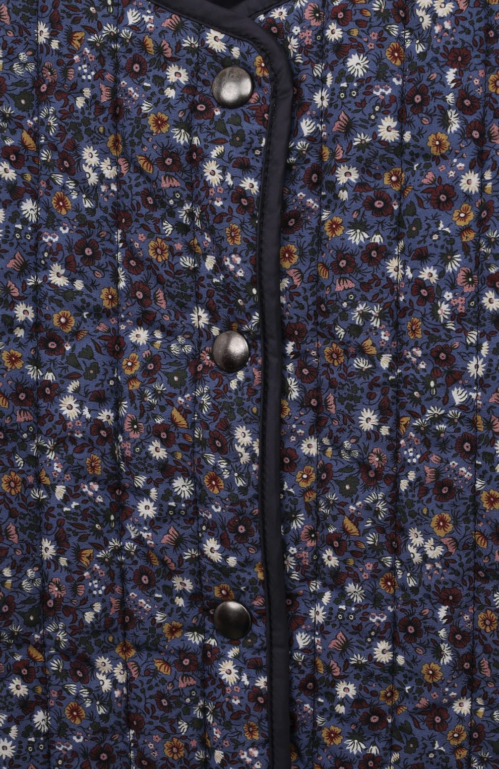 Детская двусторонняя куртка IL GUFO синего цвета, арт. A22GM373C4089/2A-4A | Фото 3 (Рукава: Длинные; Материал внешний: Хлопок; Материал подклада: Синтетический материал; Кросс-КТ: Демисезон)