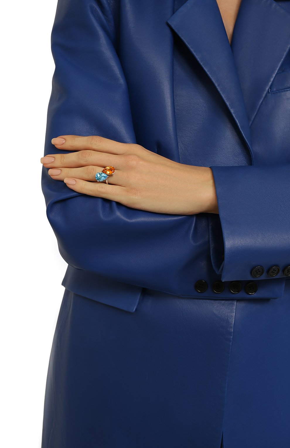 Женское кольцо jam sour JEWLIA разноцветного цвета, арт. JR-142 | Фото 2 (Материал: Серебро)