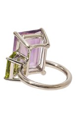Женское кольцо lavender spritz JEWLIA фиолетового цвета, арт. JR-146 | Фото 3 (Материал: Серебро)