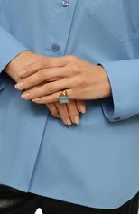Женское кольцо negroni JEWLIA голубого цвета, арт. JR-144 | Фото 2 (Материал: Серебро)