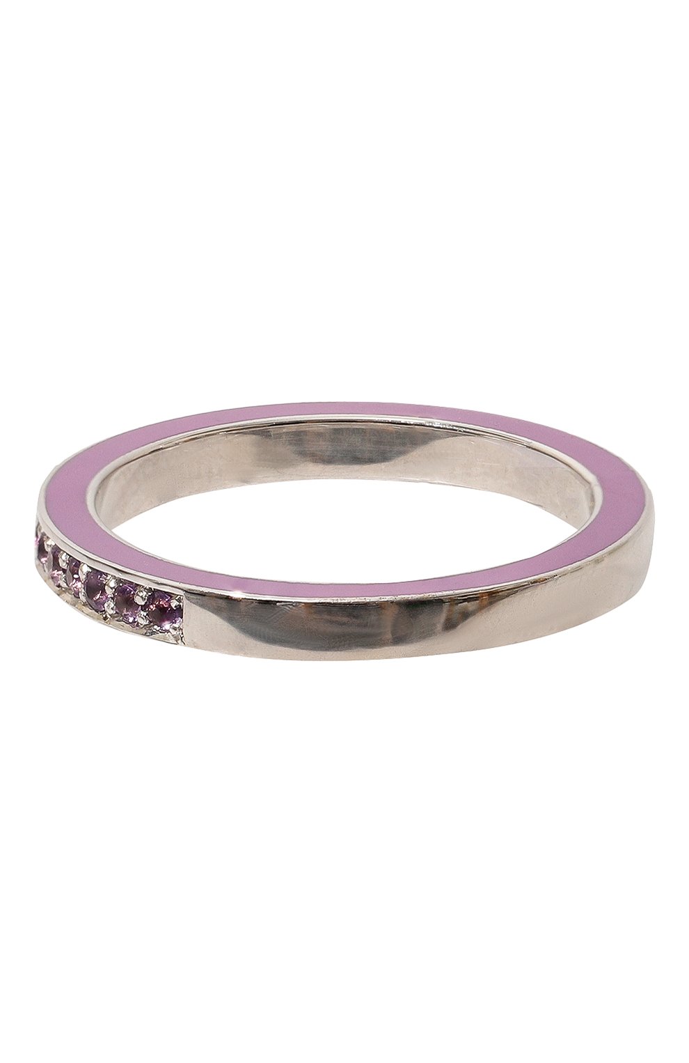 Женское кольцо кубики JEWLIA сиреневого цвета, арт. JR-55а | Фото 3 (Материал: Золото)