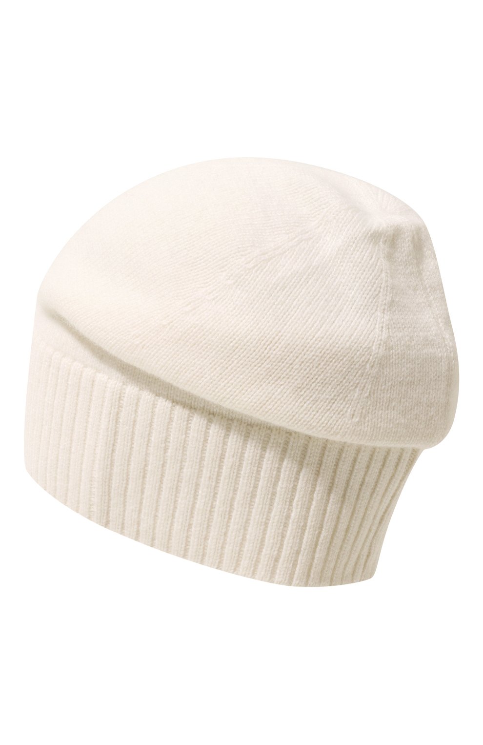 Женская кашемировая шапка lisbon CANOE молочного цвета, арт. 4912400 | Фото 3 (Материал: Текстиль, Кашемир, Шерсть)