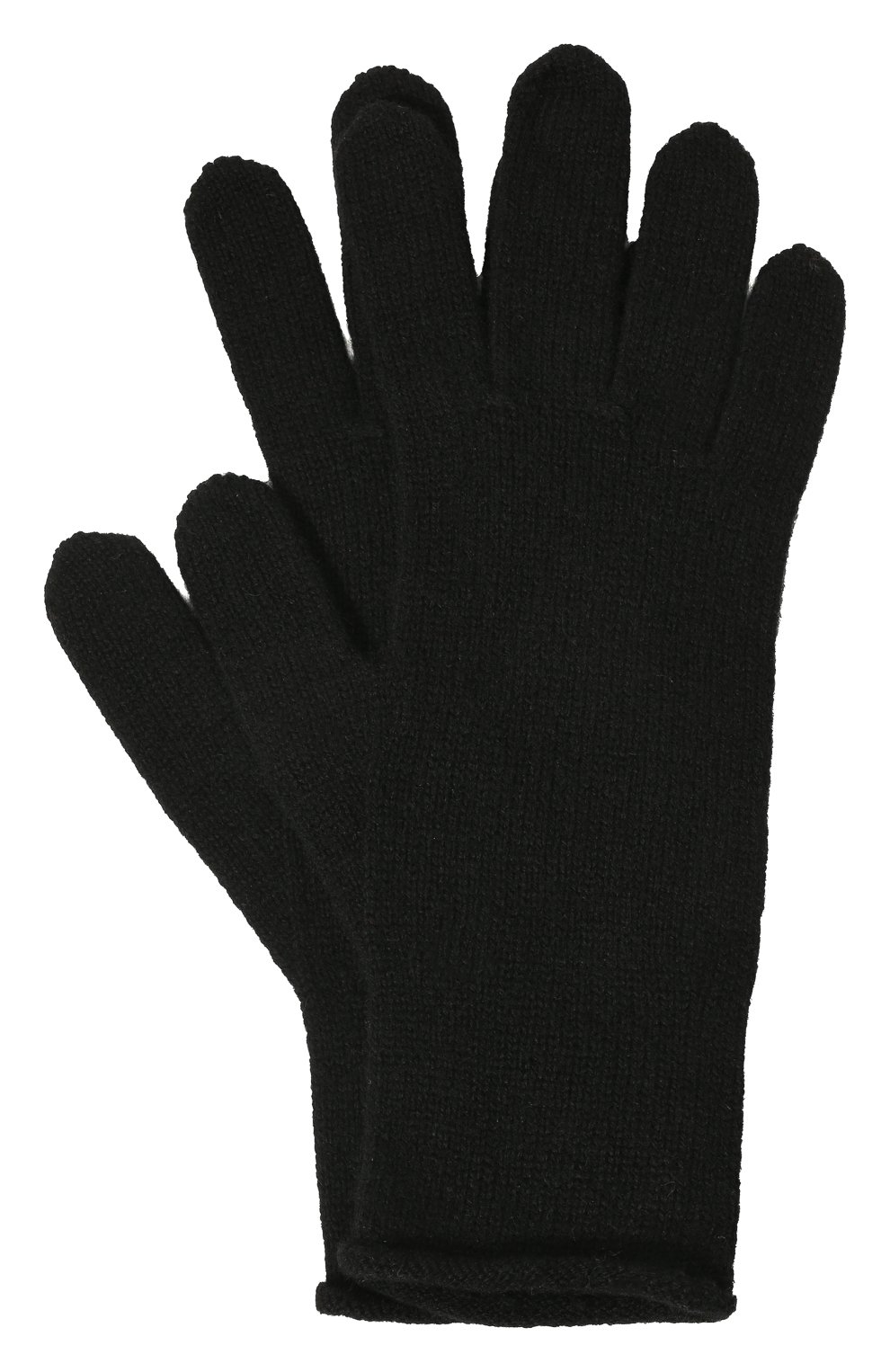 Женские перчатки aimi из шерсти и кашемира CANOE черного цвета, арт. 6100410 | Фото 1 (Материал: Текстиль, Шерсть)