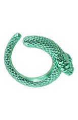 Женская кафф serpent CAVIAR JEWELLERY зеленого цвета, арт. SER027 | Фото 1 (Кросс-КТ: моносерьга; Материал: Металл)