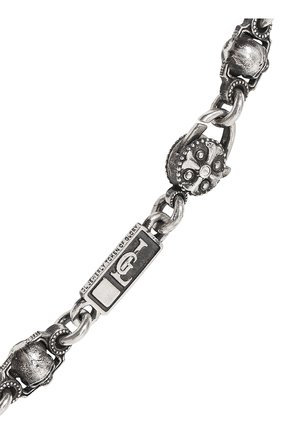 Мужского цепь черепа GL JEWELRY серебряного цвета по цене 0 руб., арт. M600005-S97-01 | Фото 4 Мужского цепь черепа GL JEWELRY серебряного цвета, арт. M600005-S97-01 | Фото 4 (Материал: Серебро)