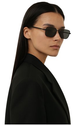 Женские солнцезащитные очки GAST черного цвета, арт. STUDI0 MATTE BLACK 01 | Фото 2 (Кросс-КТ: С/з-унисекс; Тип очков: С/з; Оптика Гендер: оптика-унисекс)