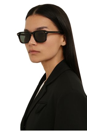 Женские солнцезащитные очки GAST коричневого цвета, арт. SEGN0 CLASSIC HAVANA 02 | Фото 2 (Тип очков: С/з; Кросс-КТ: С/з-унисекс; Очки форма: Квадратные; Оптика Гендер: оптика-унисекс)