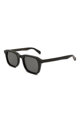 Женские солнцезащитные очки GAST черного цвета, арт. SEGN0 BLACK 01 | Фото 1 (Кросс-КТ: С/з-унисекс; Тип очков: С/з; Очки форма: Квадратные; Оптика Гендер: оптика-унисекс)
