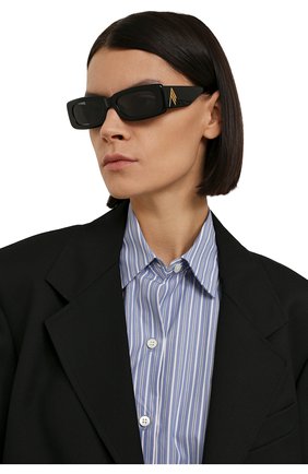 Женские солнцезащитные очки THE ATTICO черного цвета, арт. ATTIC016C1 SUN | Фото 2 (Тип очков: С/з; Оптика Гендер: оптика-женское)