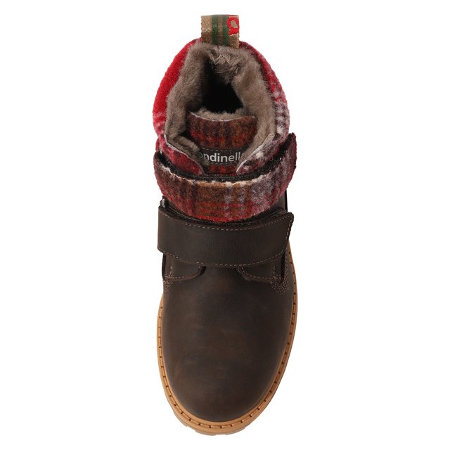 Кожаные ботинки Rondinella 11200-9C/634/31-33_ Фото 4