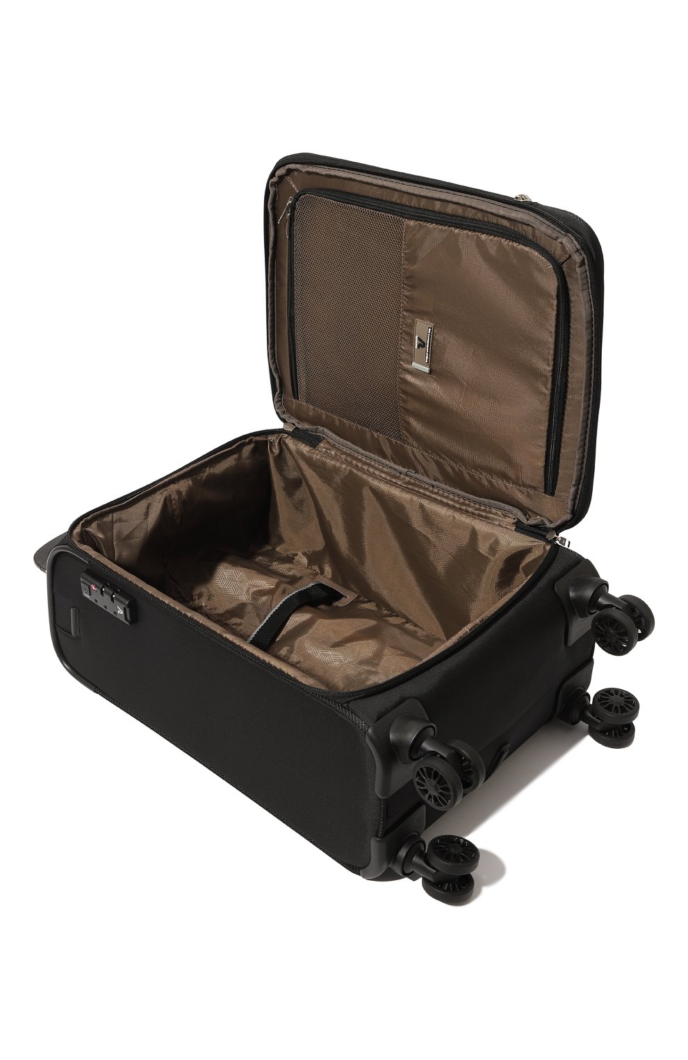 Мужской текстильный дорожный чемодан joy RONCATO черного цвета, арт. 41623401 | Фото 7 (Материал: Текстиль; Размер: large)