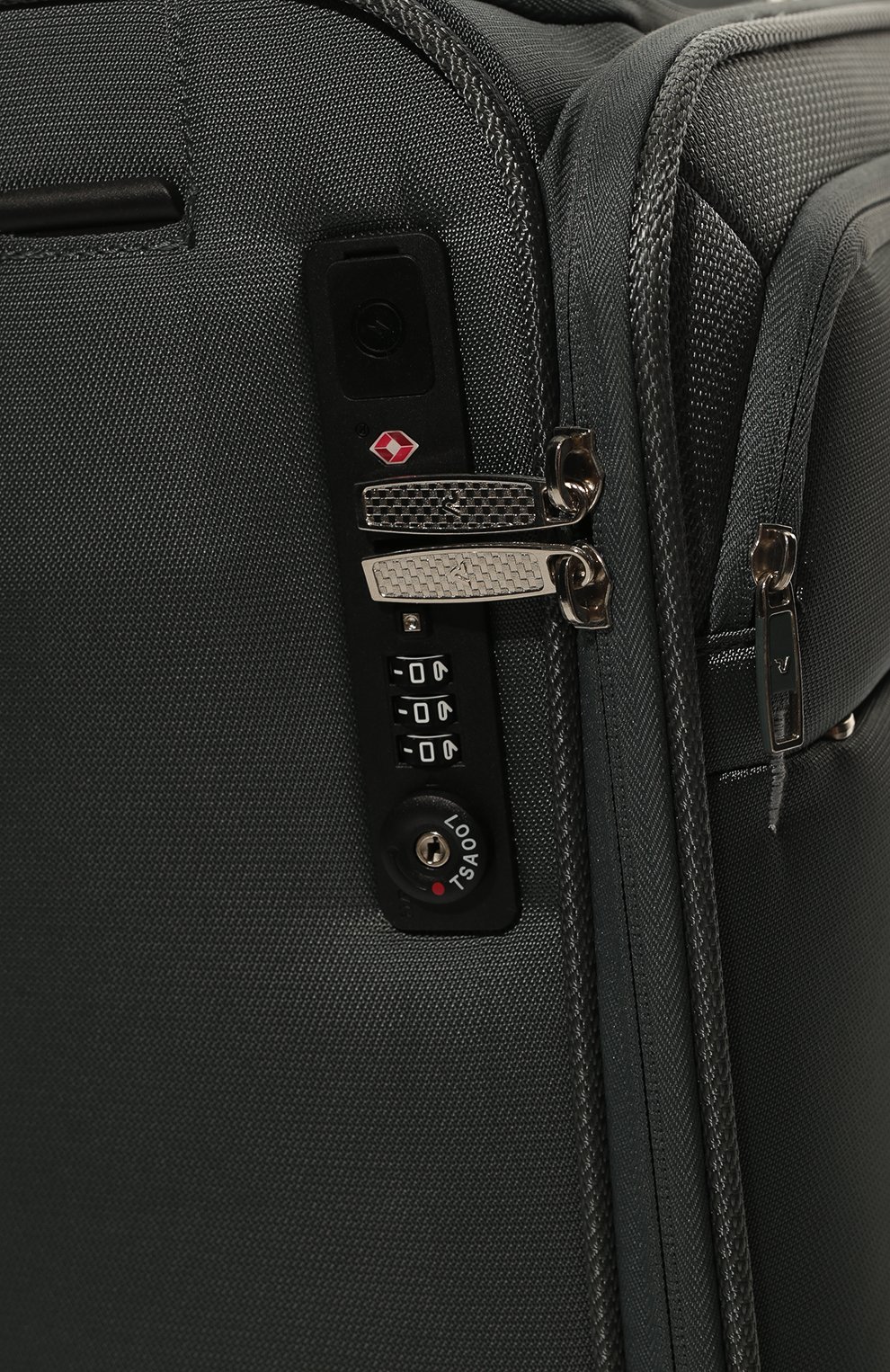 Мужской текстильный дорожный чемодан joy RONCATO темно-серого цвета, арт. 41622322 | Фото 4 (Материал: Текстиль; Размер: large)