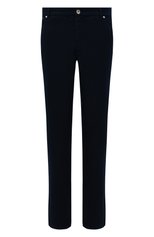 Мужские хлопковые брюки BRUNELLO CUCINELLI темно-синего цвета, арт. M279DI178W | Фото 1 (Длина (брюки, джинсы): Стандартные; Случай: Повседневный; Материал внешний: Хлопок; Стили: Кэжуэл)