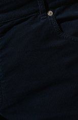 Мужские хлопковые брюки BRUNELLO CUCINELLI темно-синего цвета, арт. M279DI178W | Фото 5 (Длина (брюки, джинсы): Стандартные; Случай: Повседневный; Материал внешний: Хлопок; Стили: Кэжуэл)