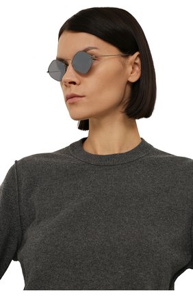 Женские солнцезащитные очки EYEPETIZER синего цвета, арт. AMELIE 3-7F | Фото 2 (Материал: Металл; Тип очков: С/з; Очки форма: Креативные; Оптика Гендер: оптика-женское)