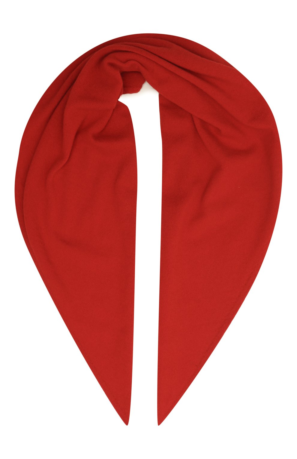Женский платок evet из шерсти и кашемира CANOE красного цвета, арт. 4200320 | Фото 1 (Материал: Текстиль, Шерсть; Принт: Без принта)