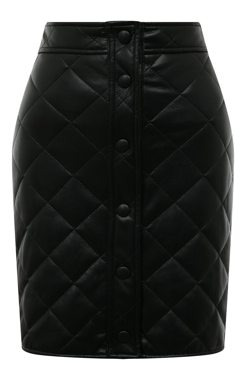 Женская черная юбка из экокожи MSGM купить в интернет-магазине ЦУМ, арт ...