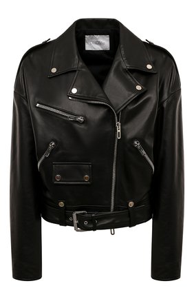 Женская кожаная куртка DROME черного цвета по цене 118000 руб., арт. SK2001P/D1098P | Фото 1