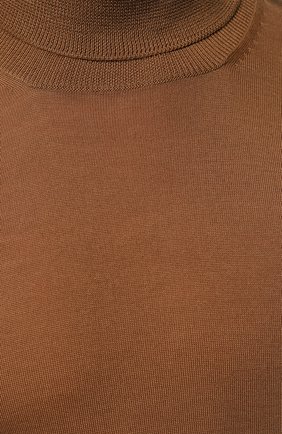 Мужской шерстяная водолазка GRAN SASSO светло-коричневого цвета, арт. 45163/14790 | Фото 5 (Материал внешний: Шерсть; Рукава: Длинные; Принт: Без принта; Длина (для топов): Стандартные; Мужское Кросс-КТ: Водолазка-одежда; Стили: Кэжуэл)