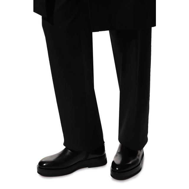 фото Кожаные сапоги santoni