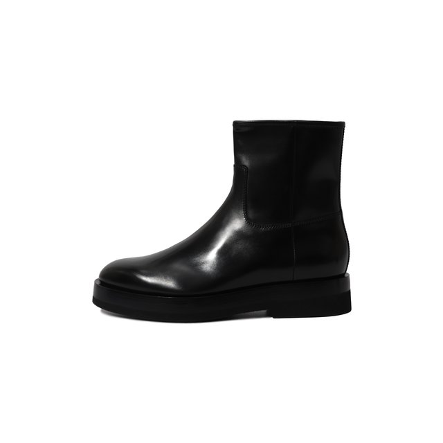 фото Кожаные сапоги santoni