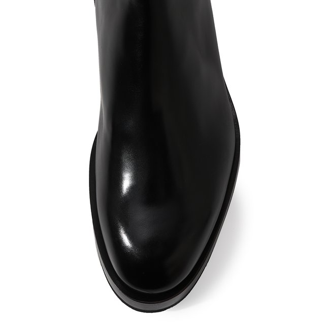 фото Кожаные сапоги santoni