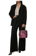 Женская сумка messenger small BOTTEGA VENETA розового цвета, арт. 420477/VL939 | Фото 8 (Материал: Экзотиче�ская кожа; Сумки-технические: Сумки top-handle; Ремень/цепочка: На ремешке; Размер: small)
