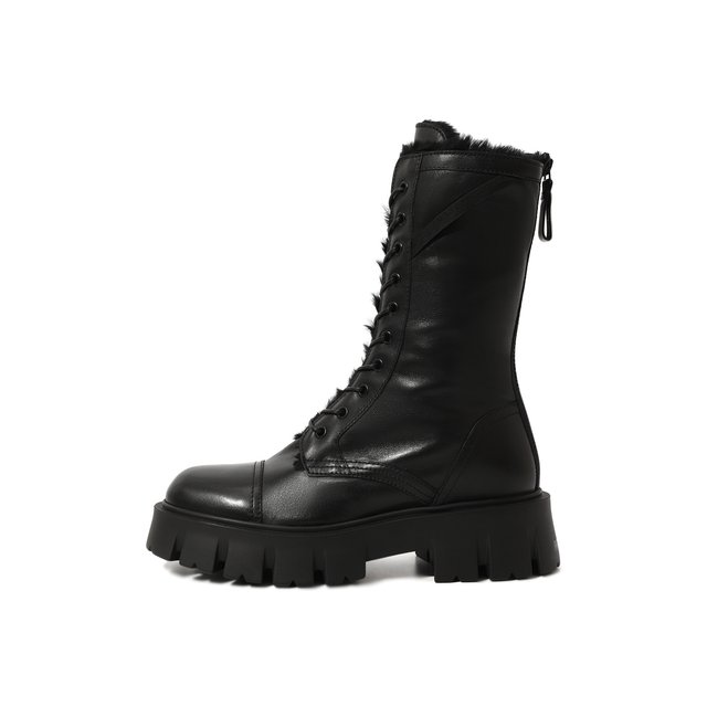 Кожаные ботинки Premiata M6118MN/GAUCH0, цвет чёрный, размер 41 M6118MN/GAUCH0 - фото 4