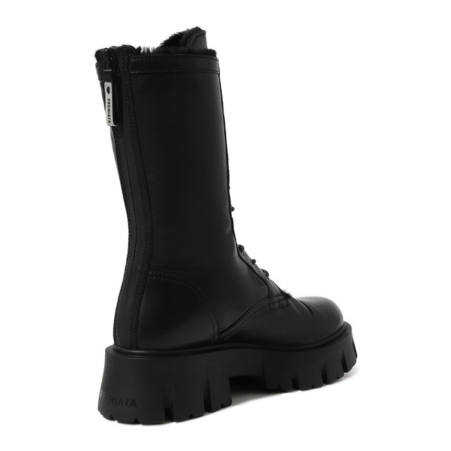 Кожаные ботинки Premiata M6118MN/GAUCH0, цвет чёрный, размер 41 M6118MN/GAUCH0 - фото 5