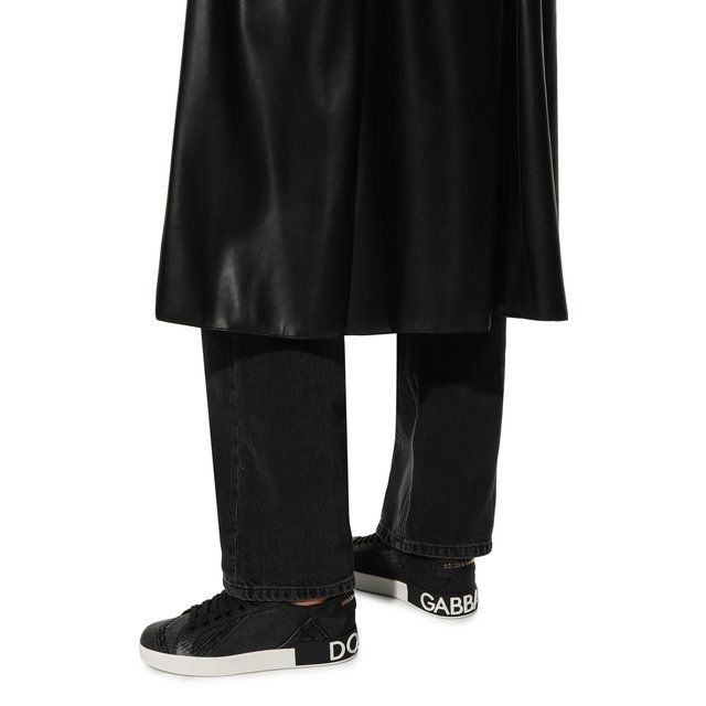 фото Текстильные кеды portofino dolce & gabbana