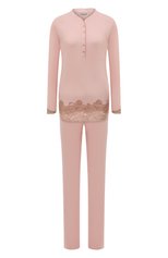 Женская пижама GIANANTONIO PALADINI розового цвета, арт. W25LP01 | Фото 1 (Материал внешний: Синтетический материал)