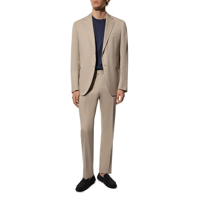 фото Замшевые мокасины santoni