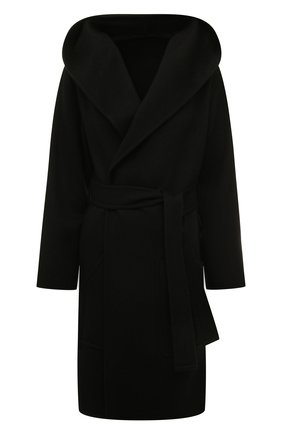 Женское кашемировое пальто KITON черного цвета, арт. D46533DK05I38 | Фото 1
