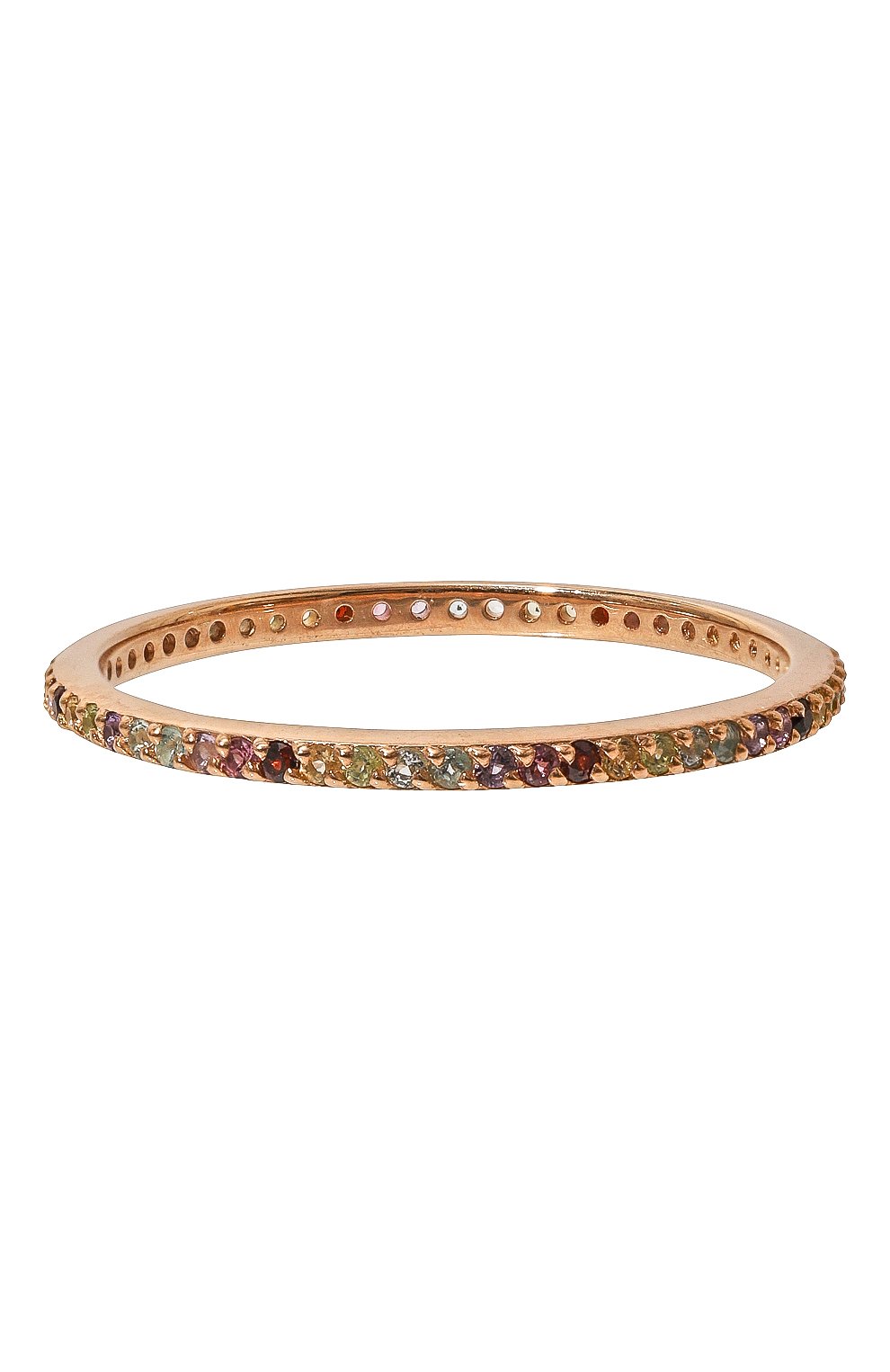 Женское радужное кольцо в позолоте SECRETS JEWELRY разноцветного цвета, арт. РКП00027 | Фото 1 (Материал: Серебро)