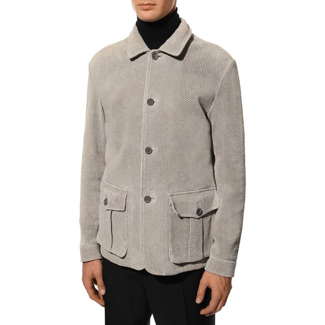 фото Кожаная куртка giorgio armani