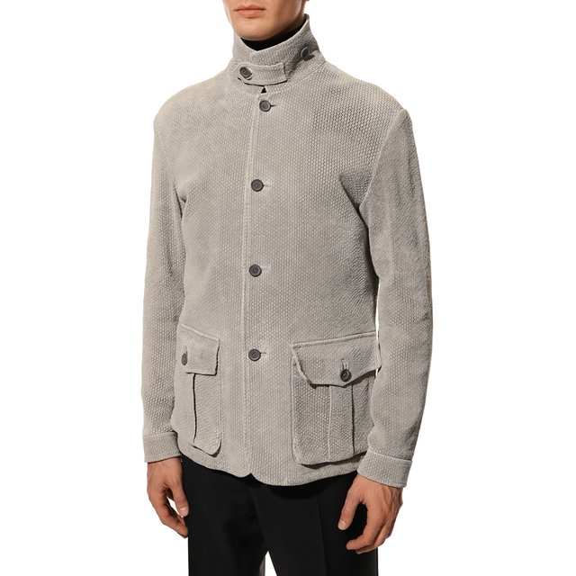 фото Кожаная куртка giorgio armani