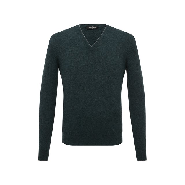 Кашемировый пуловер Gran Sasso 55189/15584, цвет зелёный, размер 50 55189/15584 - фото 1