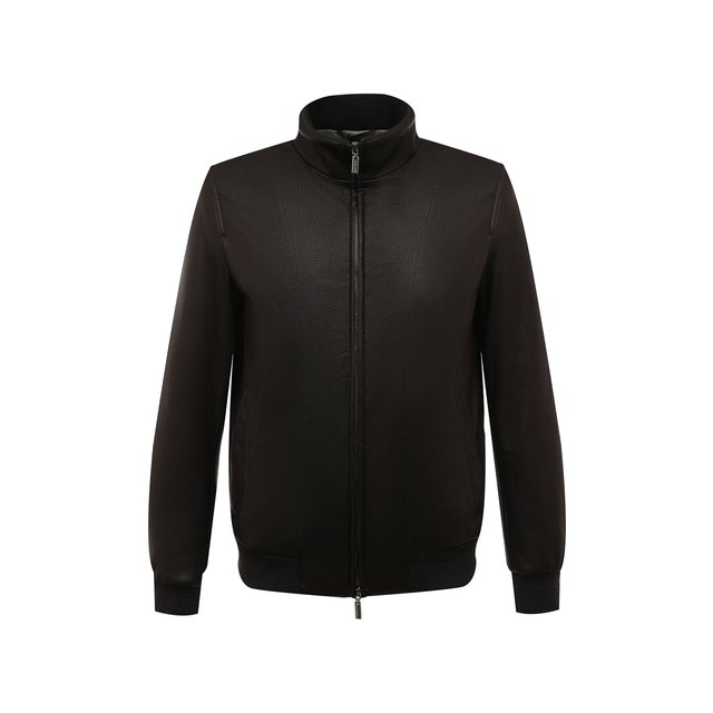 фото Кожаный бомбер gimo's