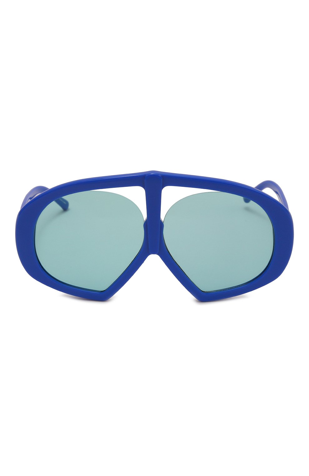 Женские солнцезащитные очки THE ATTICO синего цвета, арт. ATTIC030C3 SUN | Фото 3 (Тип очков: С/з; Очки форма: Квадратные; Оптика Гендер: оптика-женское)