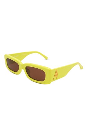 Женские солнцезащитные очки THE ATTICO желтого цвета, арт. ATTIC016C12 SUN | Фото 1 (Тип очков: С/з; Очки форма: Прямоугольные; Оптика Гендер: оптика-женское)