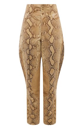 Женские брюки из кожи питона RALPH LAUREN бежевого цвета, арт. 914/XZDFI/XYDFI | Фото 1