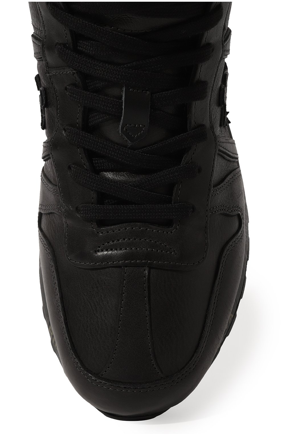 Мужские комбинированные кроссовки jeff PREMIATA черного цвета, арт. JEFF/VAR6110 | Фото 6 (Материал внешний: Кожа; Материал утеплителя: Натуральный мех; Стили: Классический)
