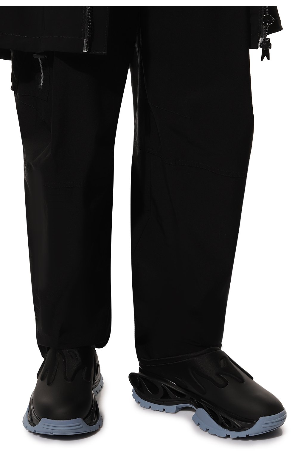 Мужские резиновые сабо ginger ACUPUNCTURE черного цвета, арт. TAS9702504111/M | Фото 3 (Материал внутренний: Текстиль; Материал внешний: Резина)