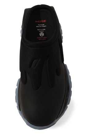 Мужские резиновые сабо ginger ACUPUNCTURE черного цвета, арт. TAS9702504111/M | Фото 6 (Материал внутренний: Текстиль; Материал внешний: Резина)
