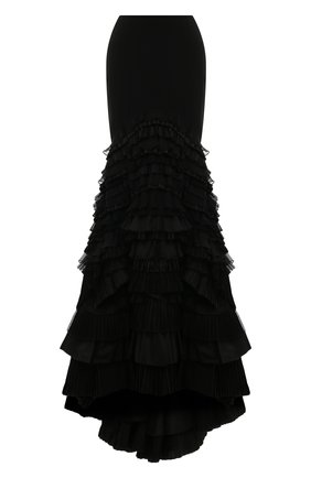Женская шелковая юбка RALPH LAUREN черного цвета по цене 575500 руб., арт. 915/IQC37/KQC37 | Фото 1