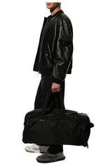 Мужская текстильная дорожная сумка PRADA черного цвета, арт. 2VQ002-064-F0002-OOO | Фото 8 (Материал: Натуральная кожа, Текстиль; Ремень/цепочка: На ремешке; Размер: large)